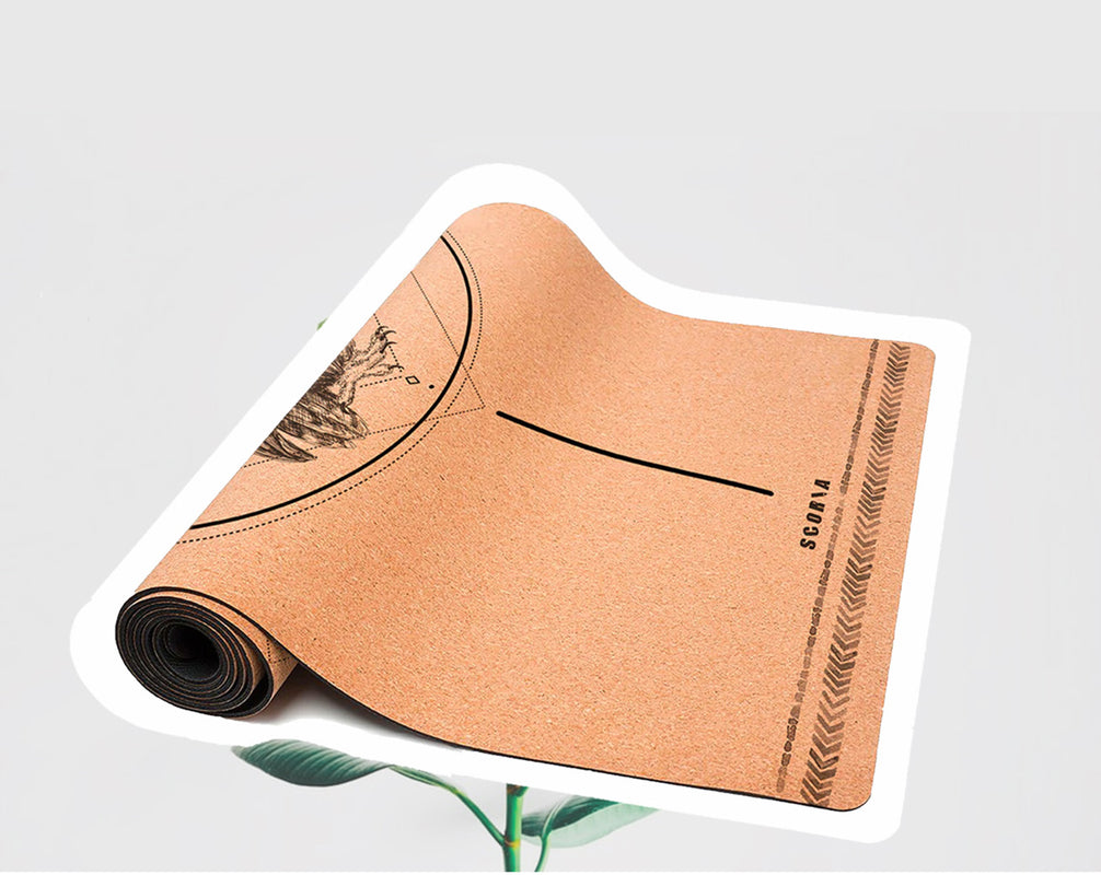 Scoria Natural Cork Yoga Mats Best US. Natural and Gives Back.