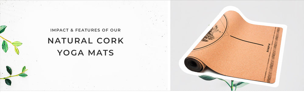 Scoria Natural Cork Yoga Mats Best US. Natural and Gives Back.